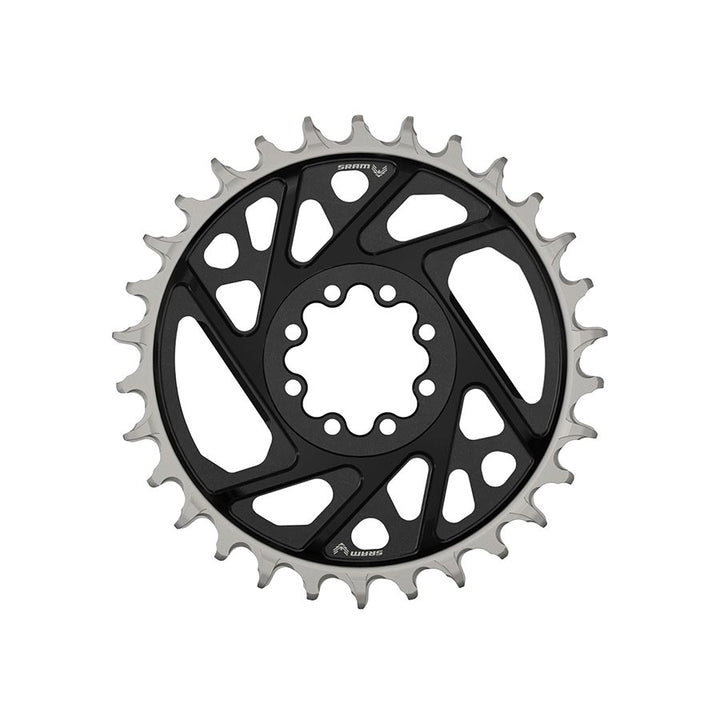 XX 3mm Offset, Chainring, Teeth: 32, Speed: 12, BCD: Direct Mount, Aluminum, Black