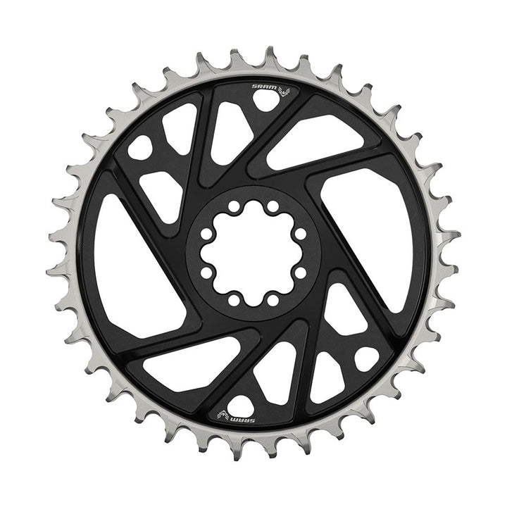 XX 3mm Offset, Chainring, Teeth: 36, Speed: 12, BCD: Direct Mount, Aluminum, Black