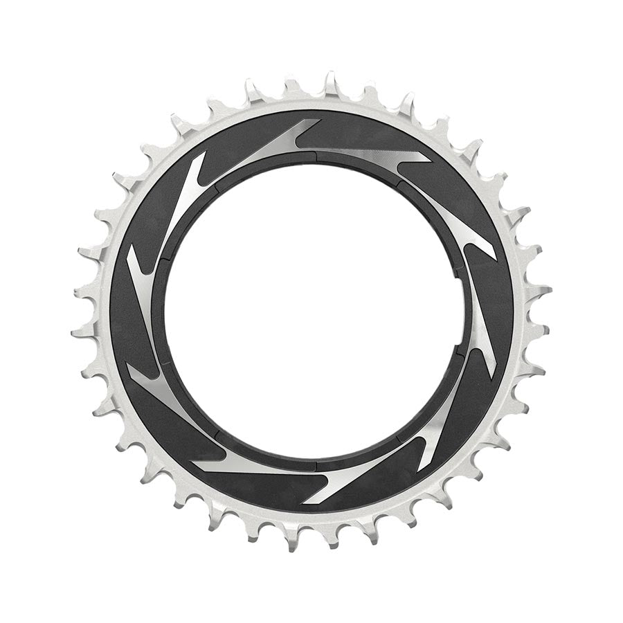 0mm Offset, Chainring, Teeth: 36, Speed: 12, BCD: Thread Mount, Aluminum, Black