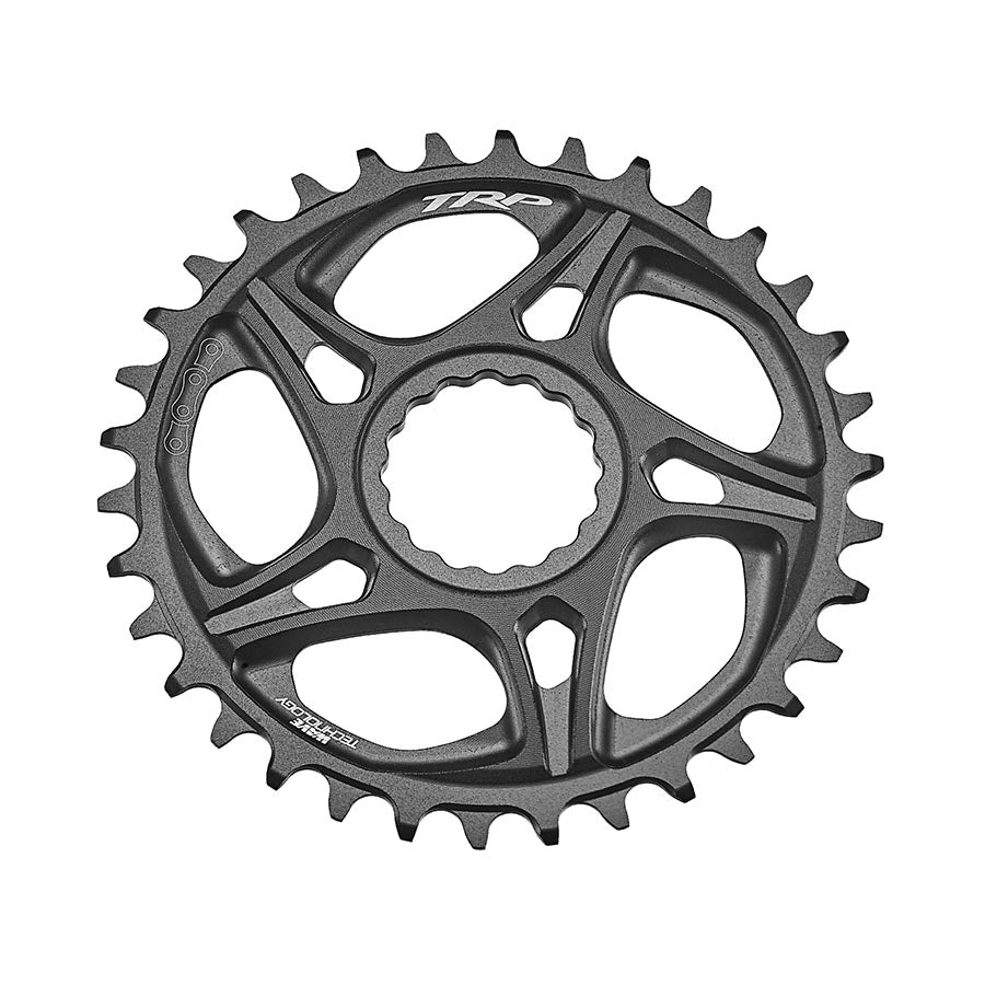 TRP, EVO DH, Chainring, Teeth: 32, Speed: 12, BCD: Direct Mount, Front, Aluminum, Black