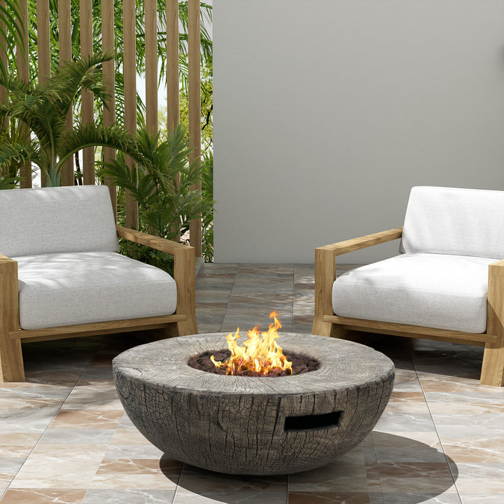 Patio MGO Propane Fire Pit with 30,000 BTU Heat