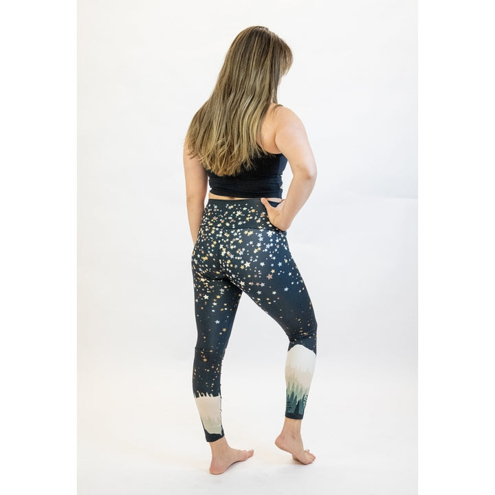 Colorado Threads New Years Mountain Yoga Pants