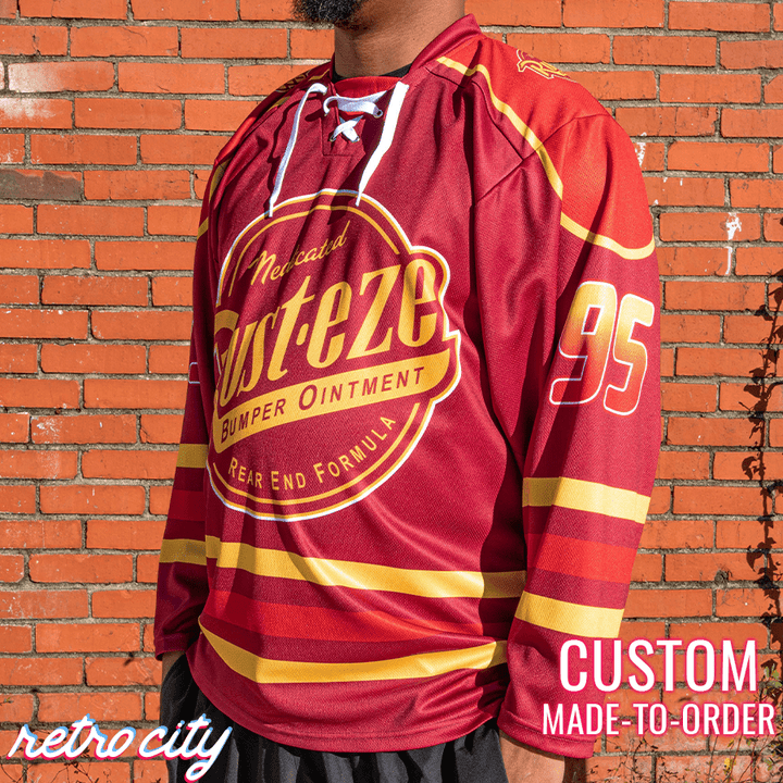 Custom Hockey Jersey Rust-eze Radiator Springs