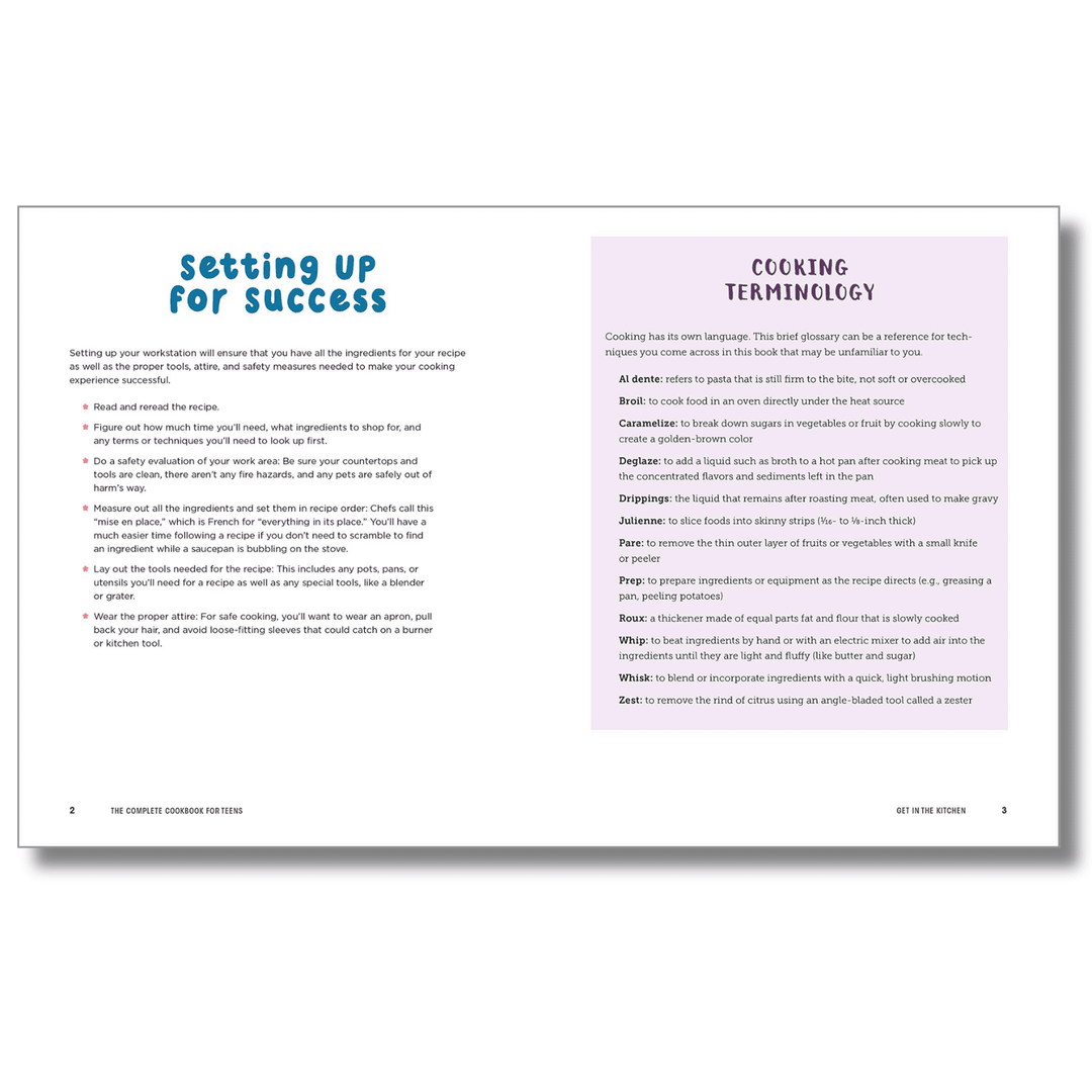 The Complete Cookbook for Teens: 120+ Recipes to Level Up Your Kitchen Game Spiral Bound