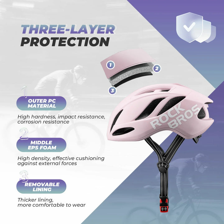 ROCKBROS Ultra-Light Bike Helmet with Maximum Protection