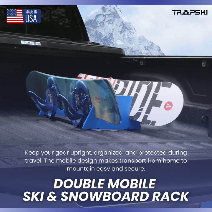 TRAPSKI DOUBLE Wide Stance Snowboard Rack