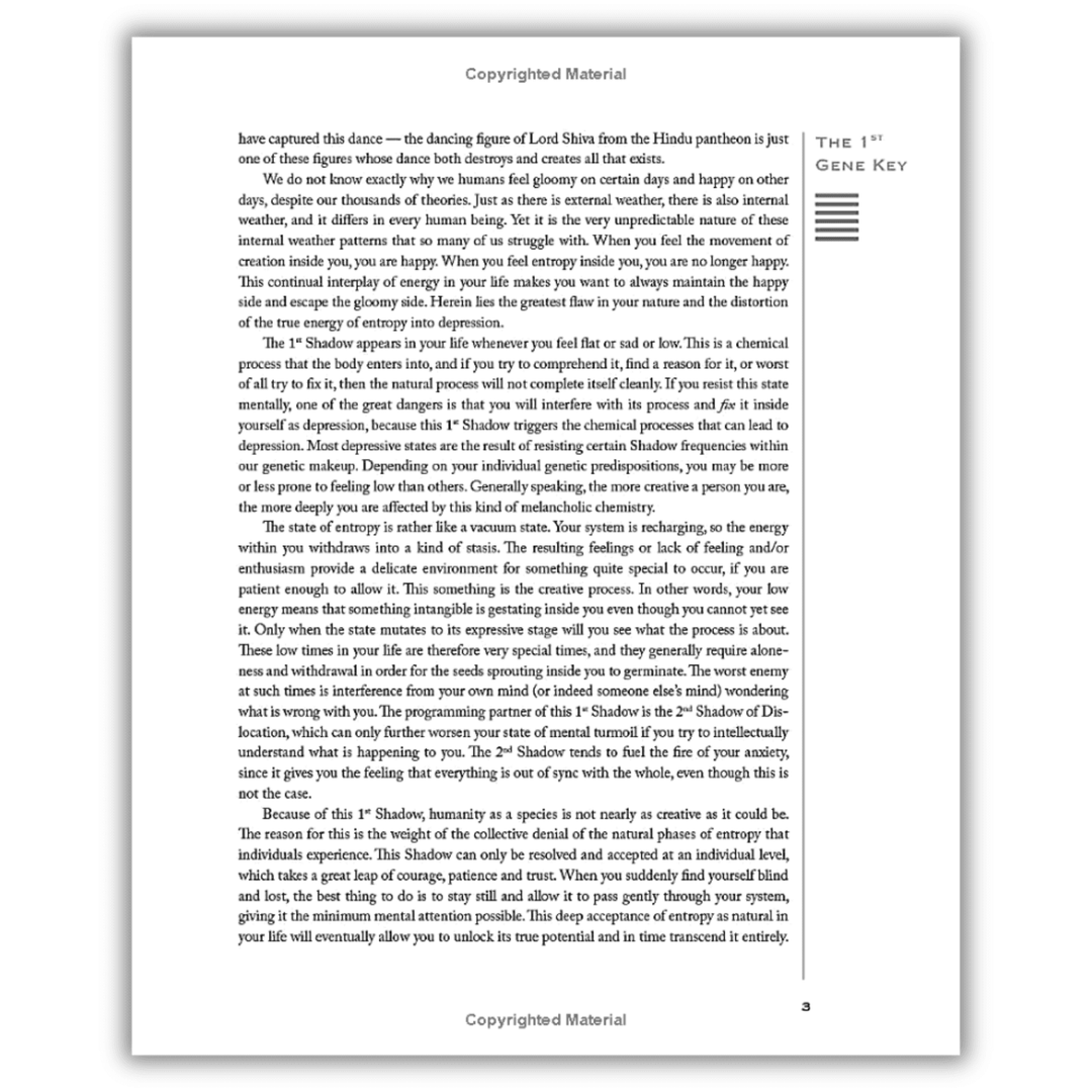 The Gene Keys: Embracing Your Higher Purpose Spiral Bound