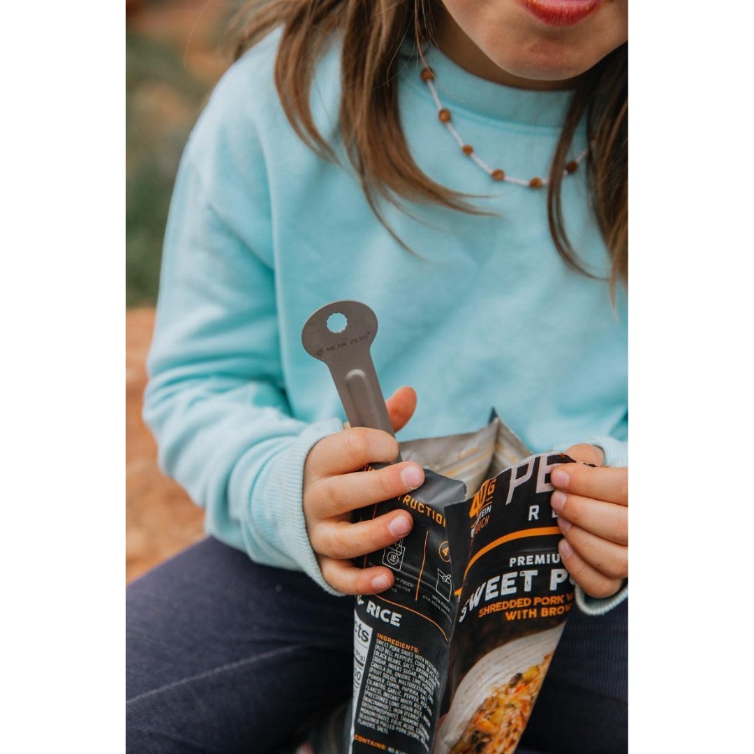 Near Zero Outdoor Gear Titanium Long-Handled Spork