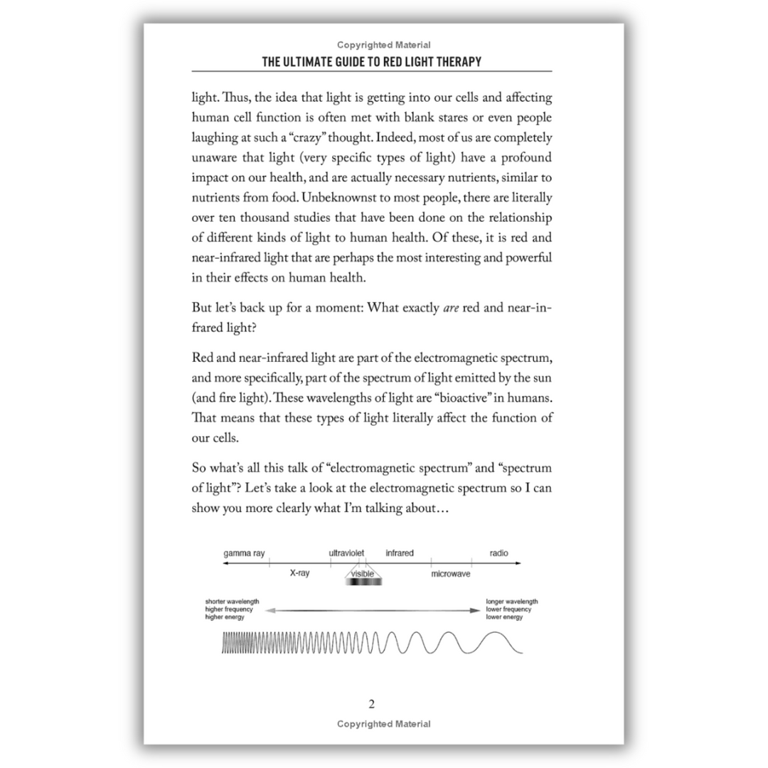 The Ultimate Guide To Red Light Therapy: Anti-Aging, Fat Loss, Muscle Gain, and Brain Optimization Spiral Bound