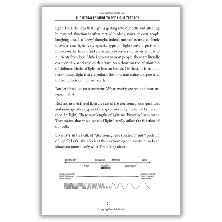 The Ultimate Guide To Red Light Therapy: Anti-Aging, Fat Loss, Muscle Gain, and Brain Optimization Spiral Bound