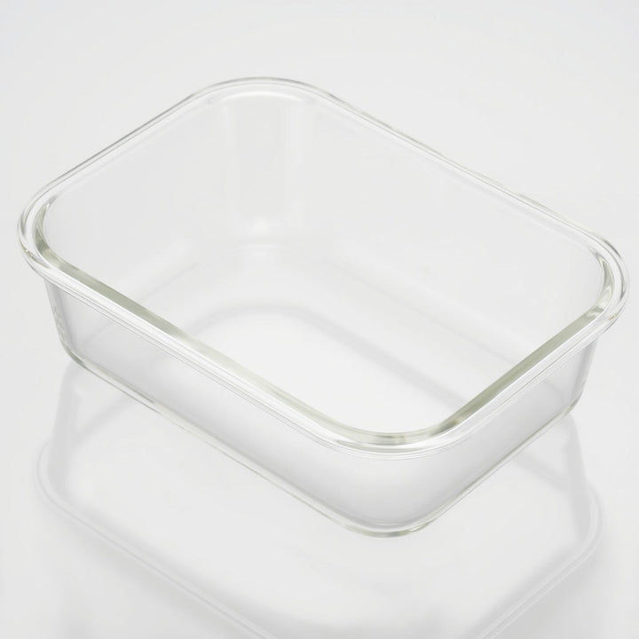 Glass Containers with Flexible Silicone Lids - Set of 3