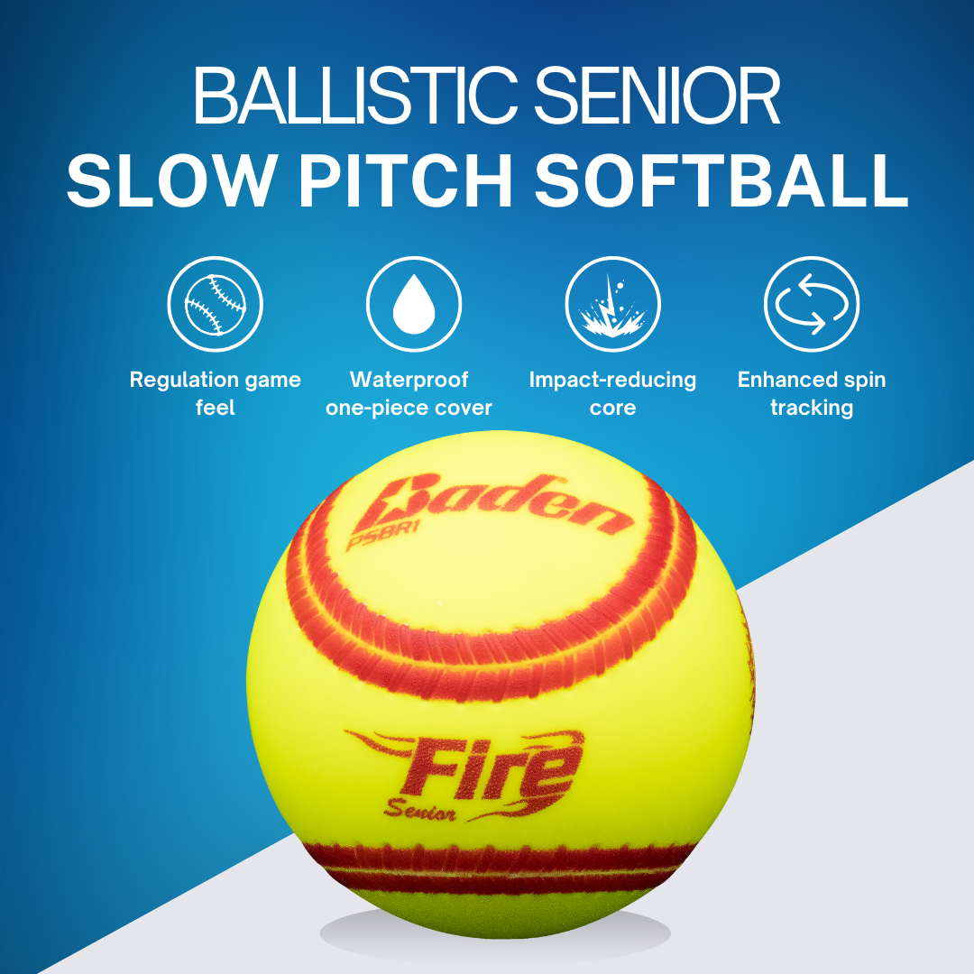 Baden Sports Ballistic Senior Slow Pitch Batting Practice Training Softball