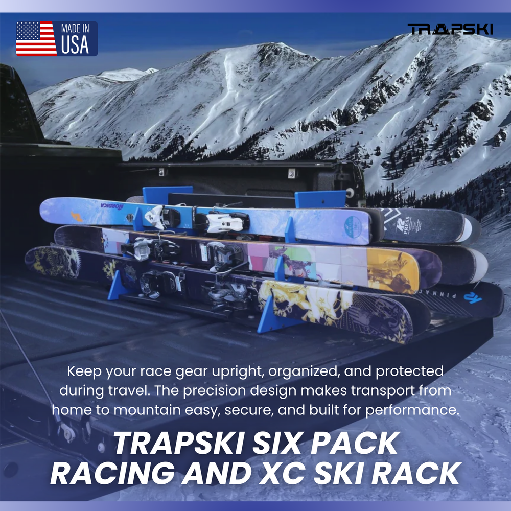 TRAPSKI SIX PACK Racing and XC Ski Rack
