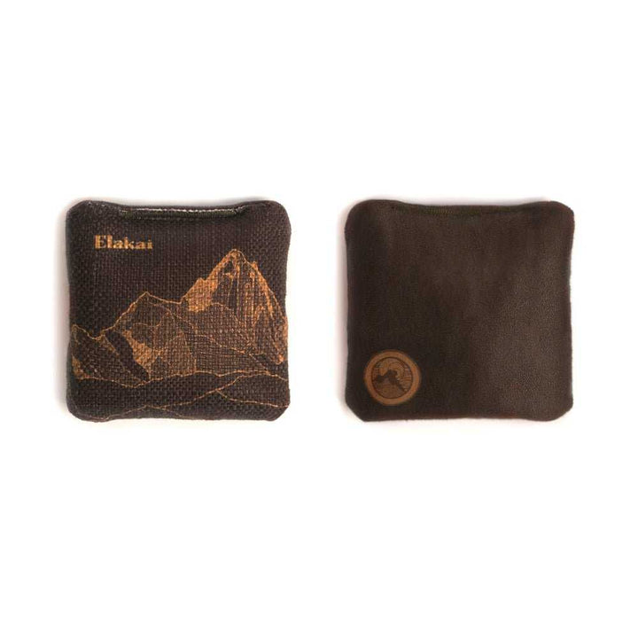 4-in Travel Dual-Sided Cornhole Bags - Mt. Elakai Design