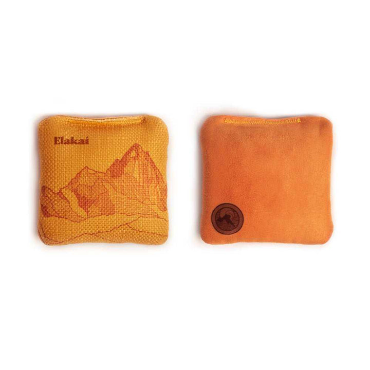 4-in Travel Dual-Sided Cornhole Bags - Mt. Elakai Design