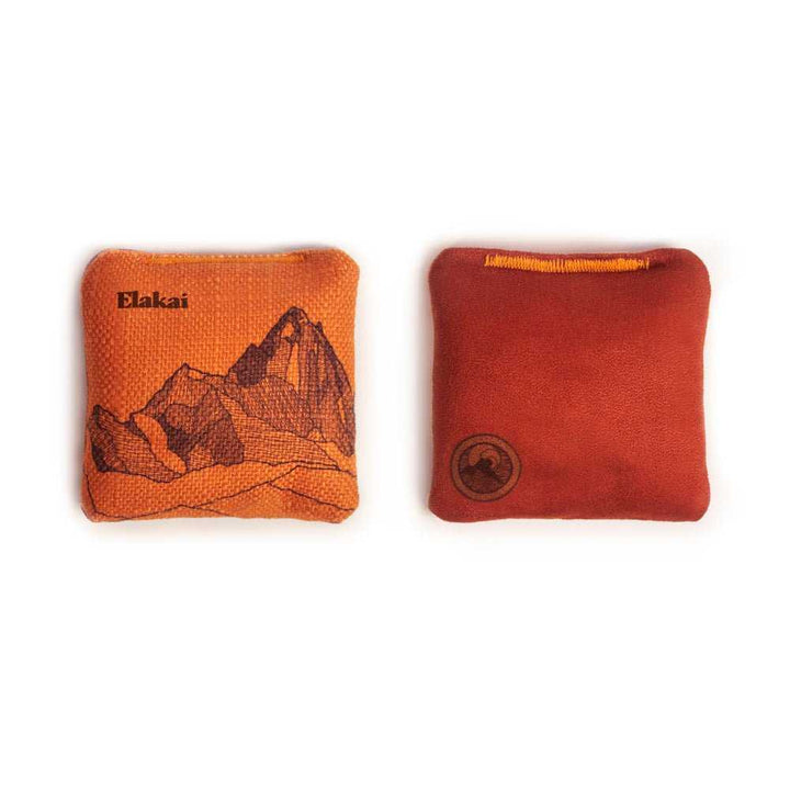 4-in Travel Dual-Sided Cornhole Bags - Mt. Elakai Design