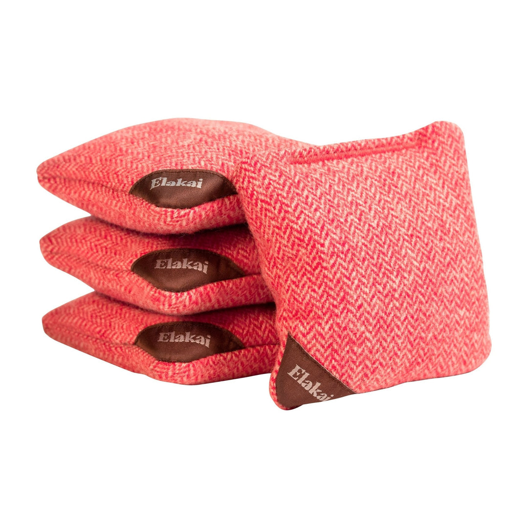 4-in Travel Herringbone Cornhole Bags - All-Weather Design