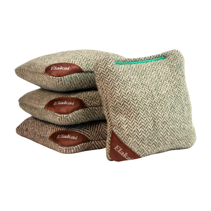 4-in Travel Herringbone Cornhole Bags - All-Weather Design