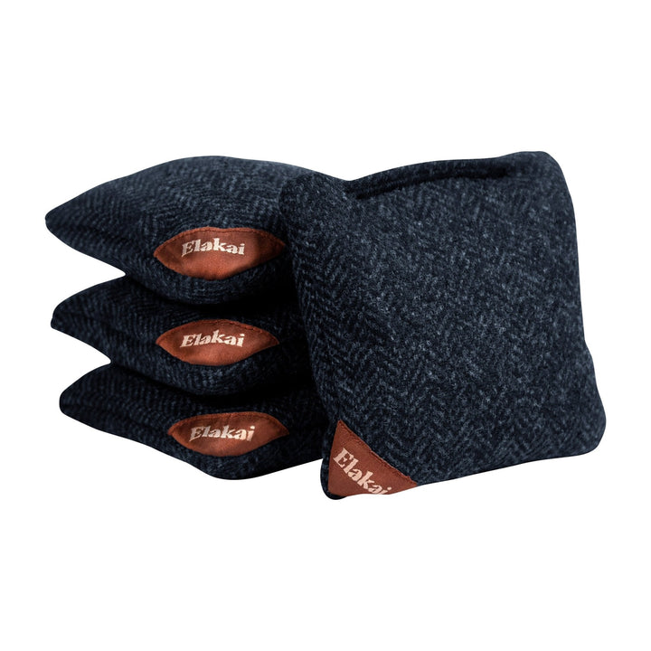 4-in Travel Herringbone Cornhole Bags - All-Weather Design