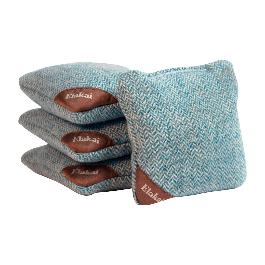 4-in Travel Herringbone Cornhole Bags - All-Weather Design
