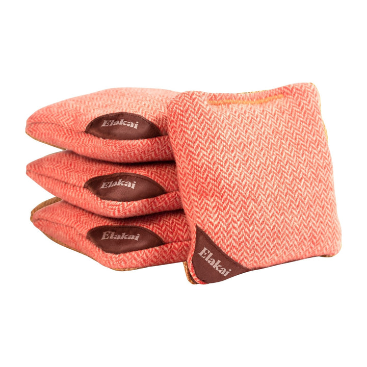 4-in Travel Herringbone Cornhole Bags - All-Weather Design