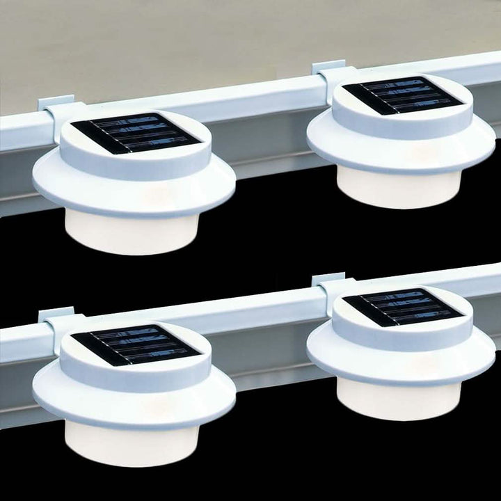 4-Pack: Solar-Powered Outdoor Lights for Easy Installation