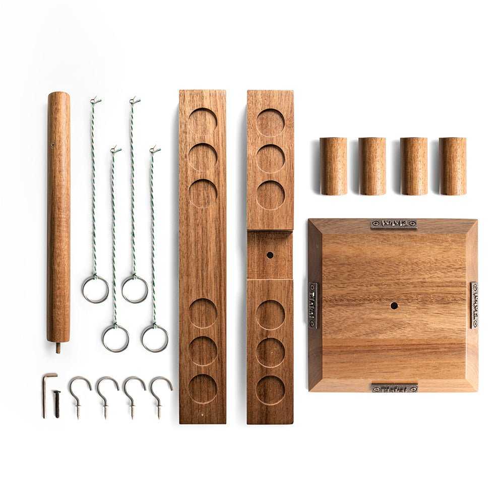 4 Player Hook and Ring Game Set for Fun Gatherings
