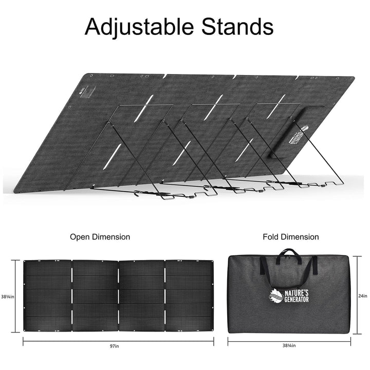 Nature's Generator 400W Portable Solar Panel