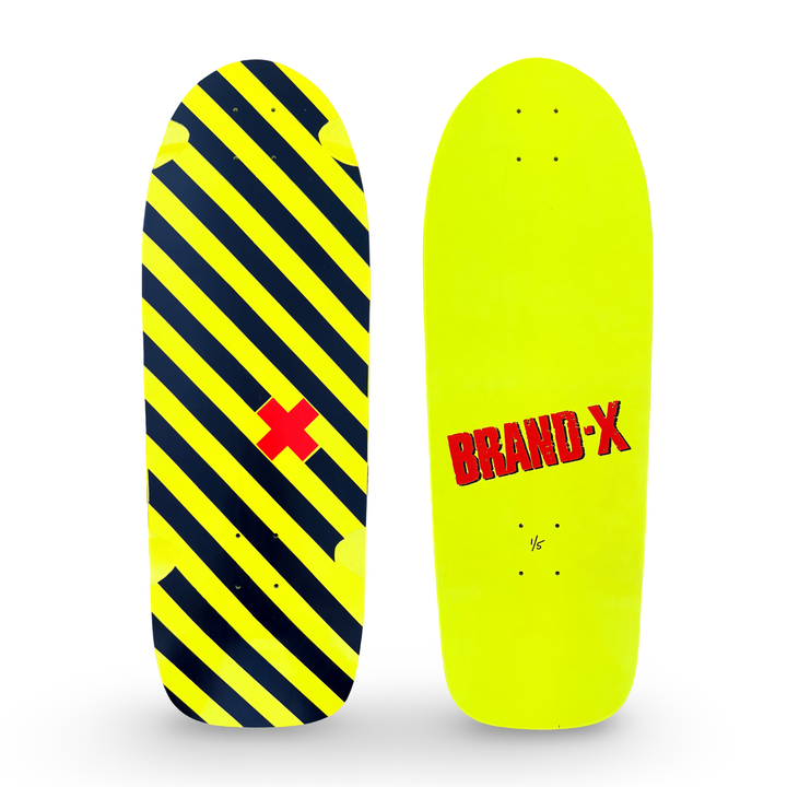 Vertical Hold “Thrashin” Deck 10"x30" HAND-PAINTED PRE-ORDER, MARCH