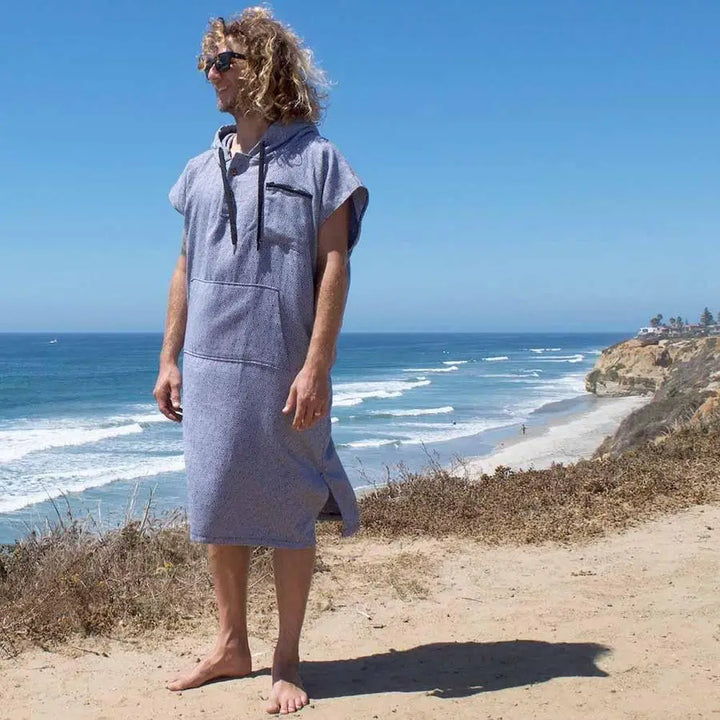 West Path Surf Poncho Changing Robe - Lightweight Turkish Towel