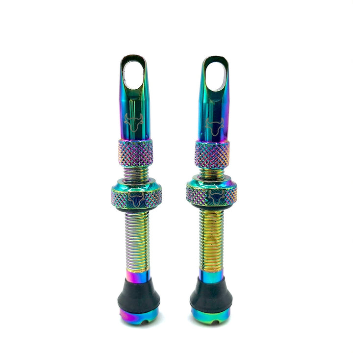 Hold Fast 42mm Insert Compatible Tubeless Valves in 16 Colors