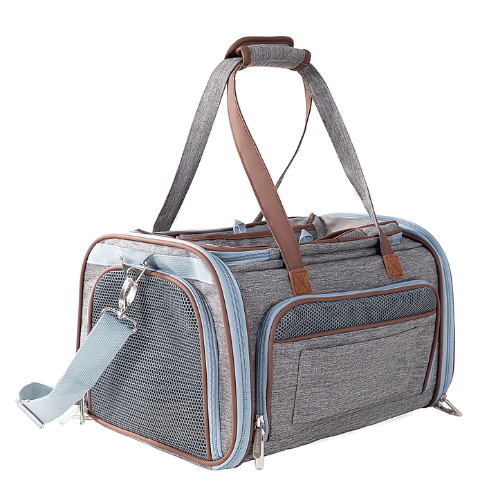 Mr. Peanut's Gold Series Standard Size Airline Compliant Expandable Pet Carrier