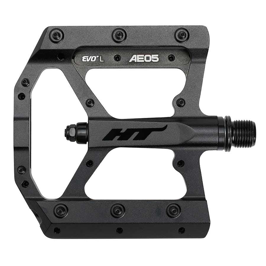 HT Components AE05 EVO+ Platform Pedals Body: Aluminum, Spindle: Cr-Mo 9/16''