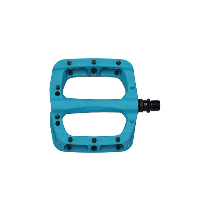 PA03A Nano P, Platform Pedals, Body: Nylon, Spindle: Cr-Mo, 9/16'', Turquoise