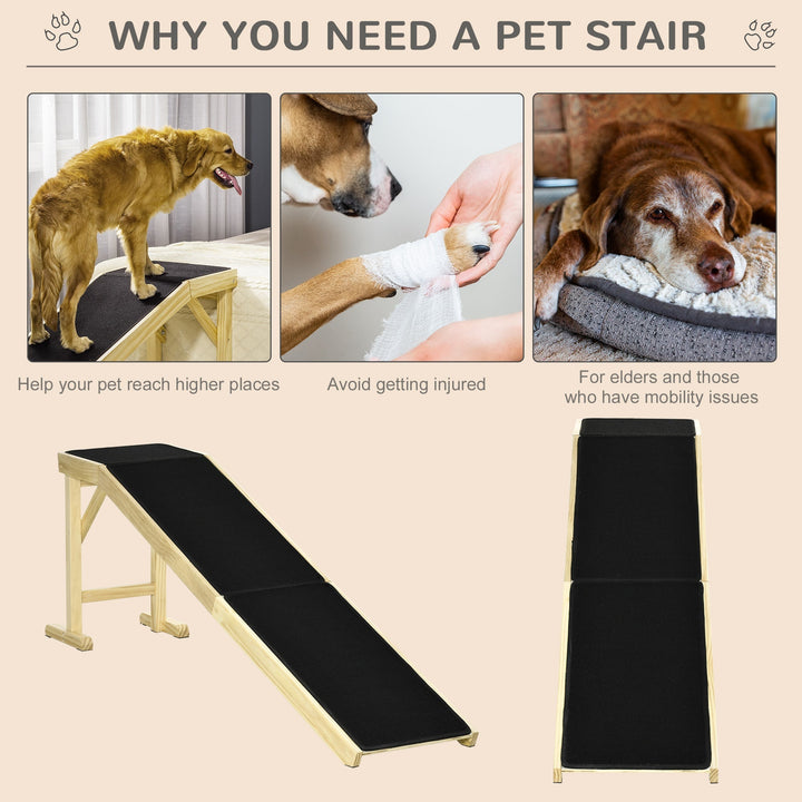 PawHut Dog Ramp for Bed - Easy Access Solution