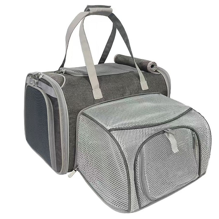 Mr. Peanut's Gold Series Standard Size Airline Compliant Expandable Pet Carrier