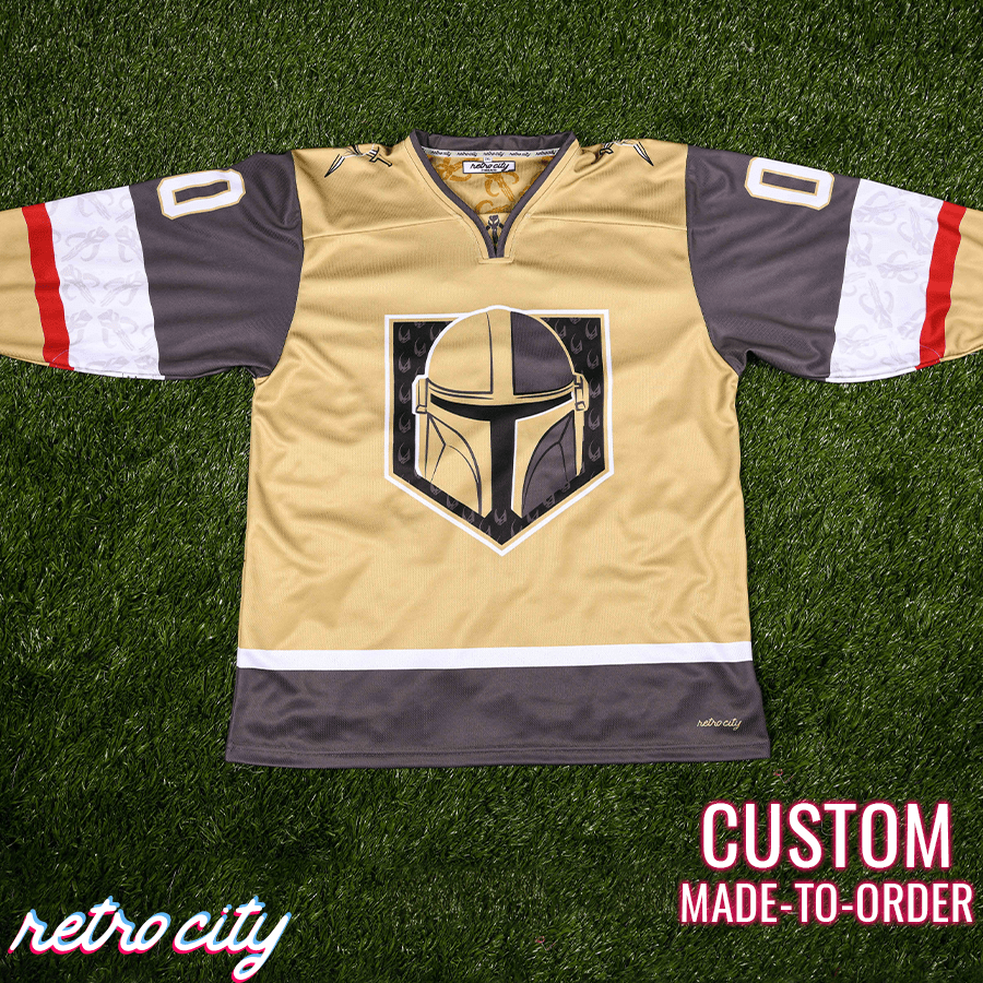 Mando Bounty Hunter Hockey Jersey Customization