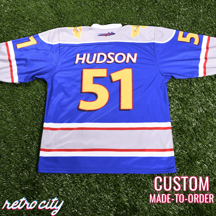 Hudson Hornet Lace-up Hockey Jersey Sweater