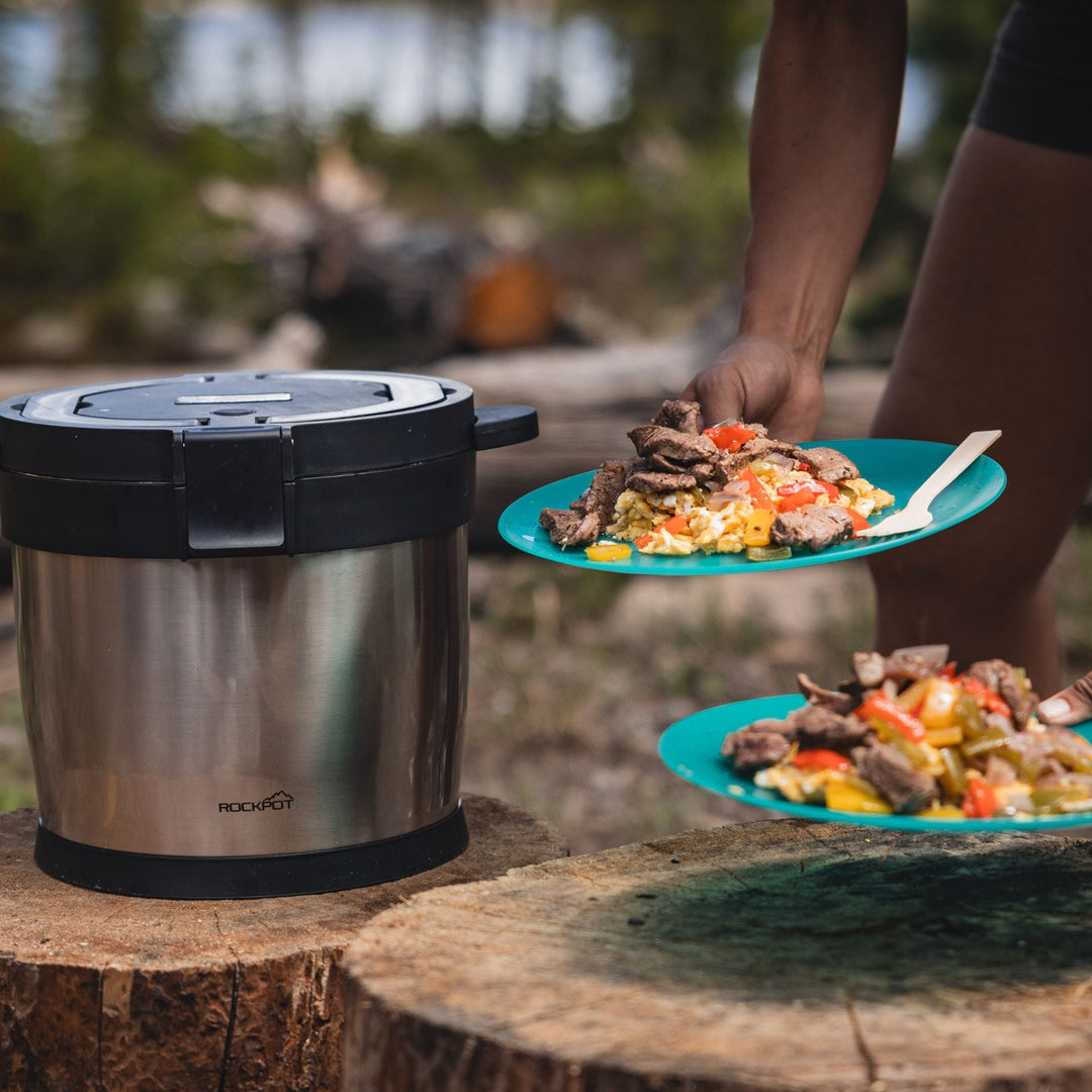 7QT RockPot Original - Portable Cooking Pot for Outdoor Use