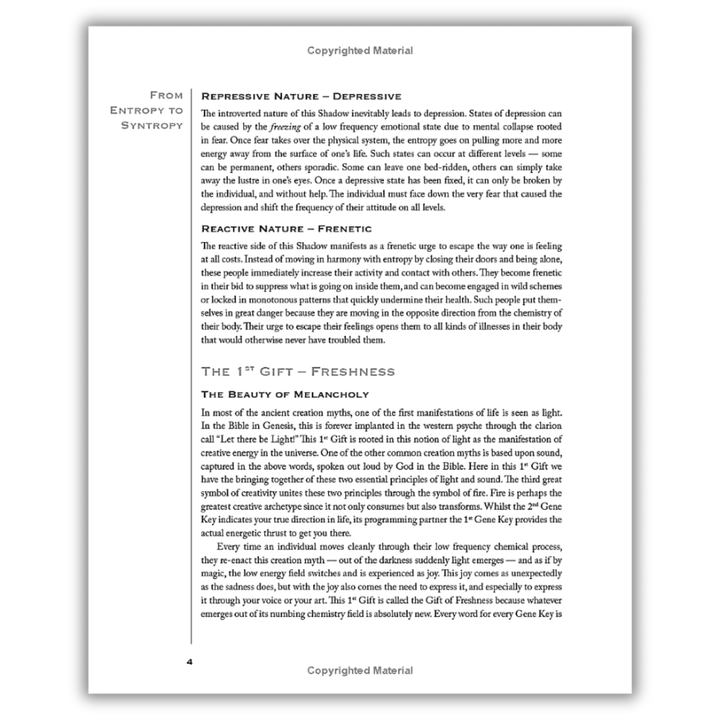 The Gene Keys: Embracing Your Higher Purpose Spiral Bound