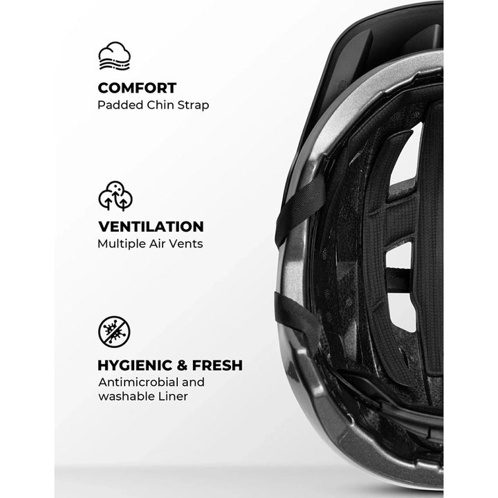 Youth Cycling Helmet - Breathable Antibacterial Protection