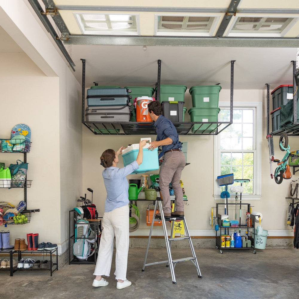 4' x 8' Overhead Garage Shelving 700 lbs Storage