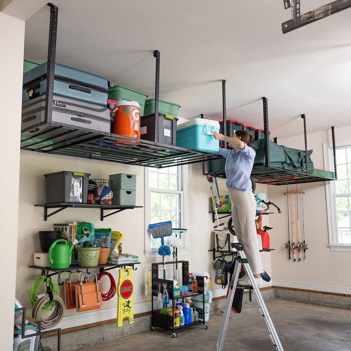 4' x 8' Overhead Garage Shelving 700 lbs Storage