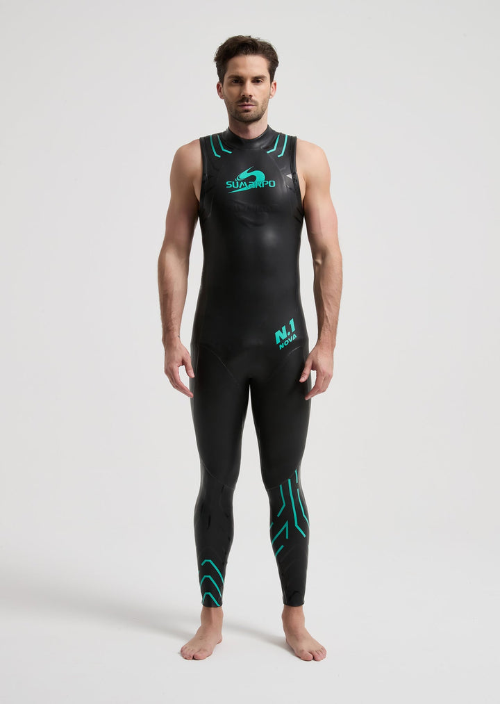 SUMARPO Nova Men's Sleeveless Eco Open Water Swimming Wetsuit