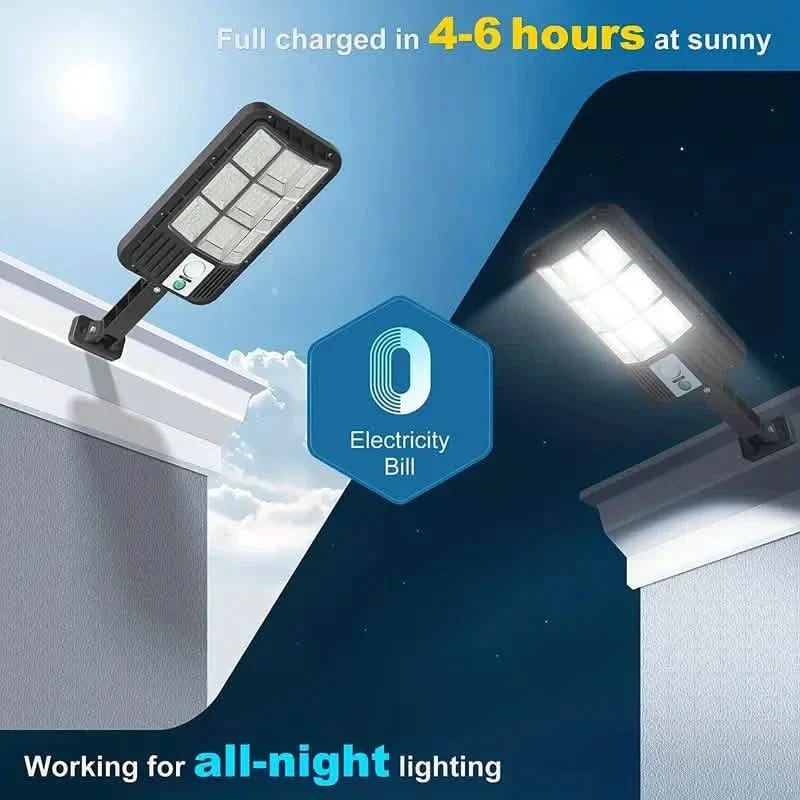 5000LM Solar Flood Light with Motion Sensor