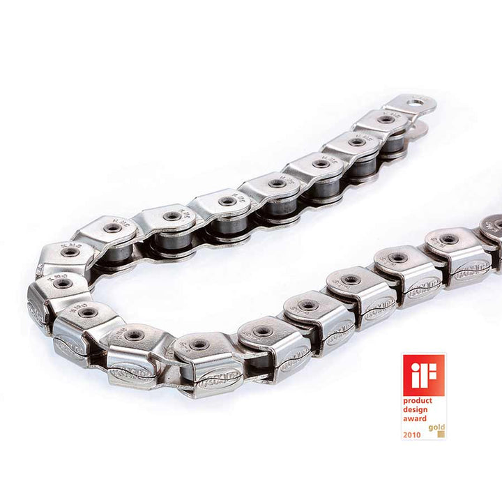 KMC 1/8'' KK710 Kool Knight Chain 100L Silver 1 Speed Chain