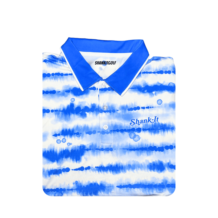 Shank it Golf Blue Cloud Polo