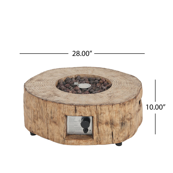 Patio MGO Propane Fire Pit for Outdoor Heating
