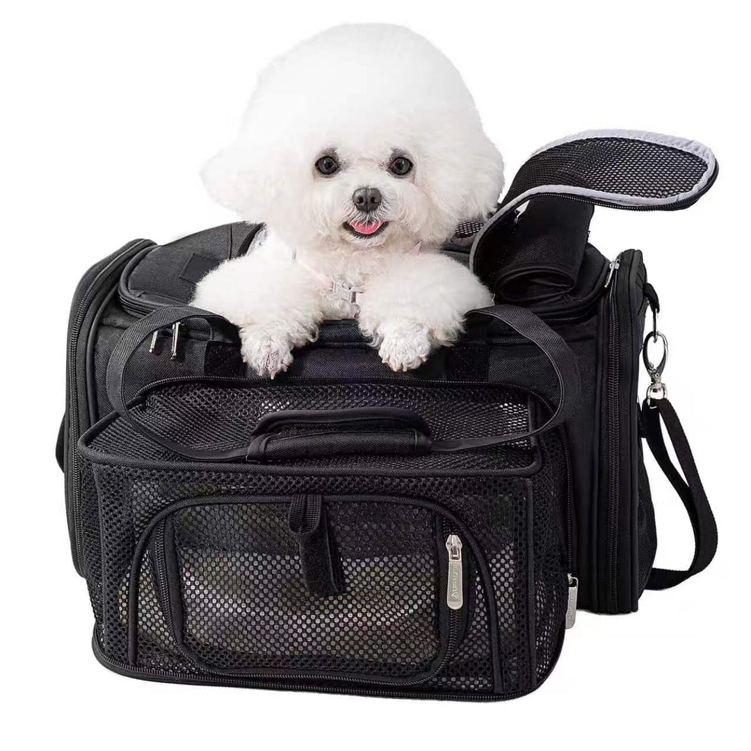 Mr. Peanut's Gold Series Mini Size Airline Compliant Expandable Pet Carrier
