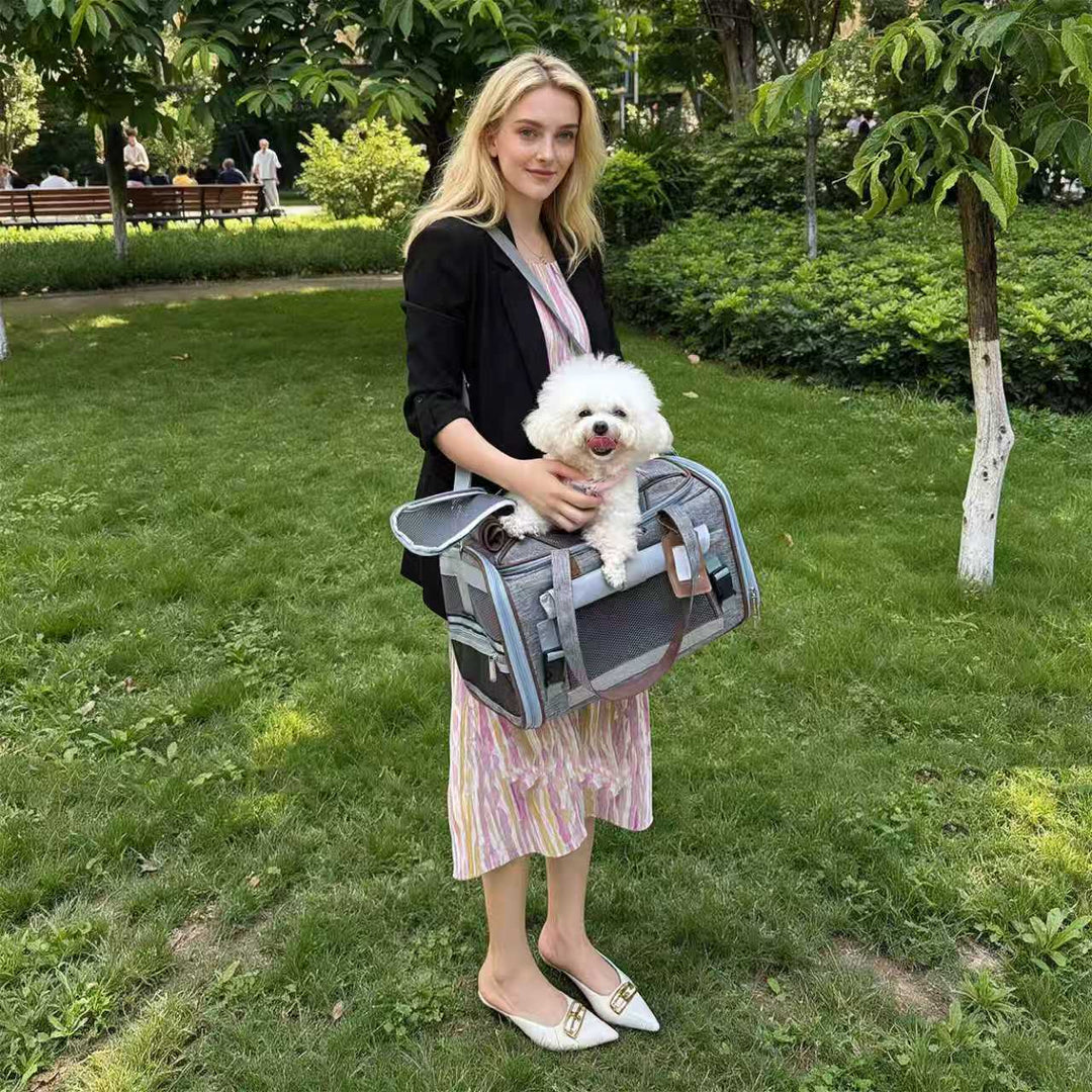 Mr. Peanut's Gold Series Mini Size Airline Compliant Expandable Pet Carrier